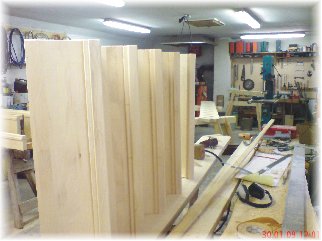 [Treppenbau in eigener Werkstatt]